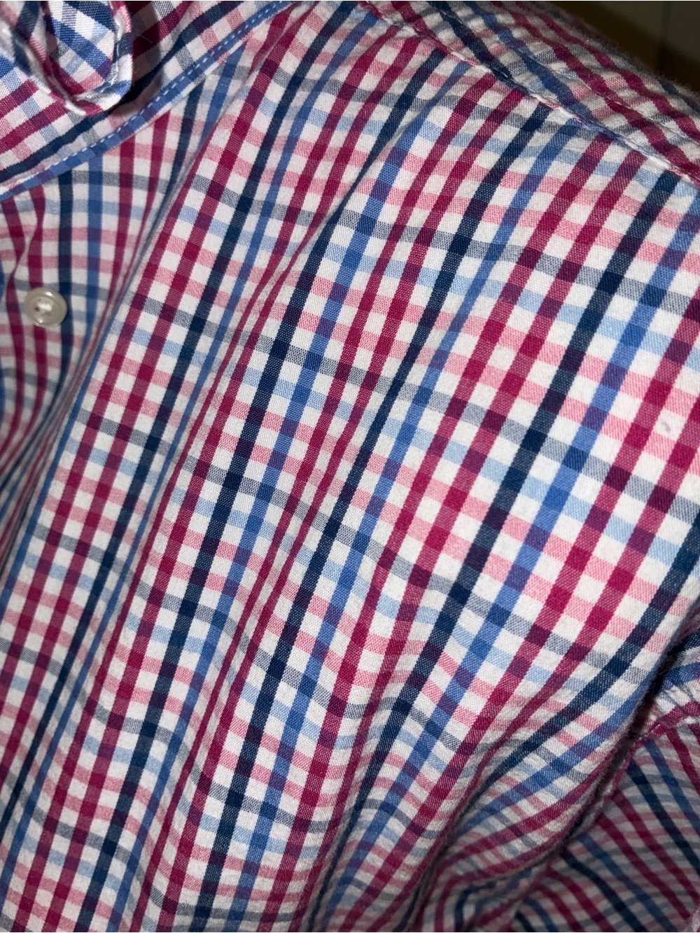 Up cycled ruffled collar Girly shirt - Picture 4 of 6